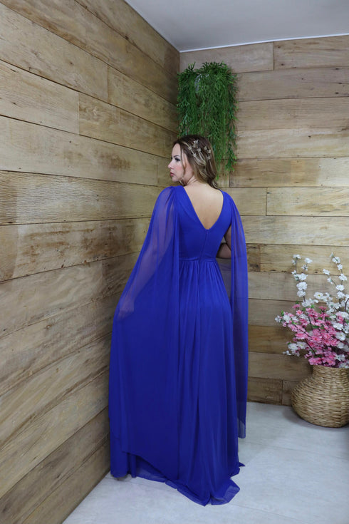 Vestido três listras pequenas com capa